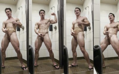 NEW VIDEO: Locker Room Shower Gooning